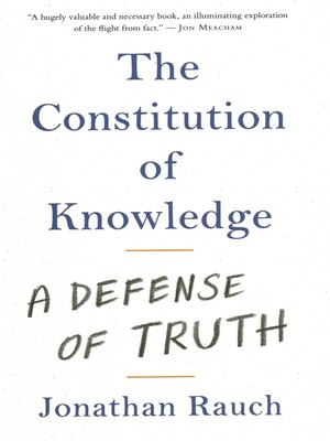 cover image of The Constitution of Knowledge